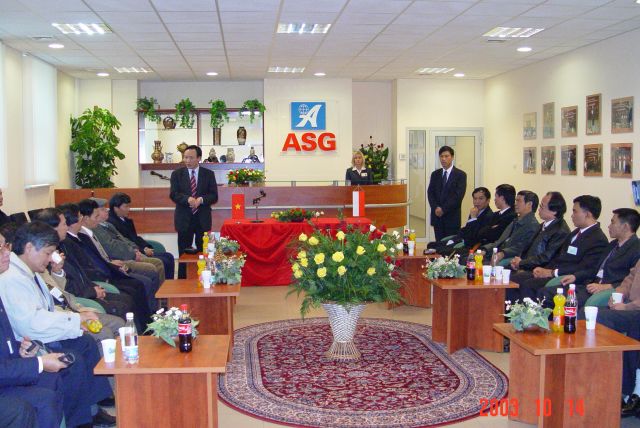 Đoàn các doanh nghiệp Việt Nam thăm và làm việc với Tập đoàn ASG